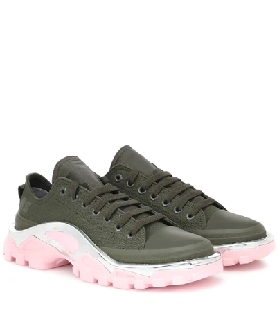 Adidas Originals Raf Simons For Adidas Women's Rs Detroit Runner Lace Up Trainers In Green