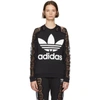 STELLA MCCARTNEY STELLA MCCARTNEY BLACK ADIDAS EDITION LACE SWEATSHIRT