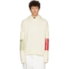 RAF SIMONS RAF SIMONS WHITE ADDITIONAL SLEEVE HOODIE