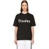 ETUDES STUDIO Black Wonder Logo T-Shirt