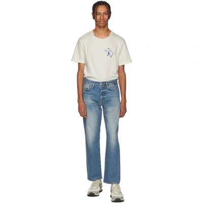 Acne Studios 1996 Faded Straight Jeans In Classic Fit Jeans