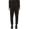 Y-3 Y-3 BLACK CLASSIC CUFF LOUNGE PANTS