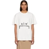 A-COLD-WALL* A-COLD-WALL* WHITE BRACKET LOGO T-SHIRT