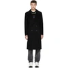 WOOYOUNGMI WOOYOUNGMI BLACK DOUBLE BREASTED LONG COAT