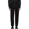 MONCLER GENIUS 5 MONCLER CRAIG GREEN BLACK COTTON TROUSERS