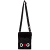 DOLCE & GABBANA DOLCE AND GABBANA BLACK FUZZY CROSSBODY BAG