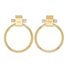 CHLOÉ CHLOE GOLD REESE HOOP EARRINGS