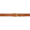 GIVENCHY GIVENCHY TAN LEATHER GV3 BELT