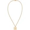 GIVENCHY GIVENCHY GOLD 4G PENDANT NECKLACE