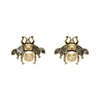 GUCCI GUCCI GOLD BEE MOTIF EARRINGS