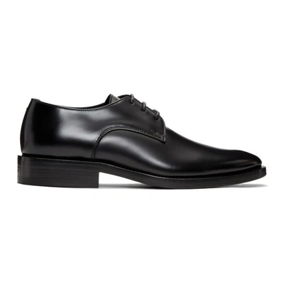 Balenciaga Lace-up Leather Derby Shoes In Black