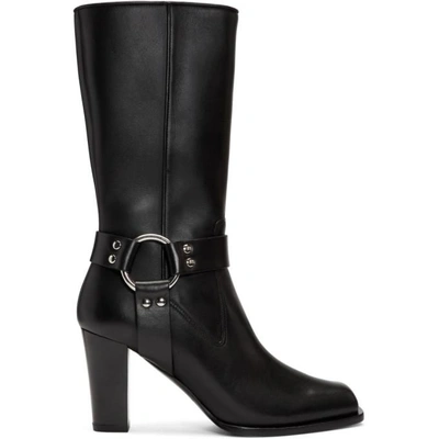 Altuzarra Luxy Harness Ankle Leather Boots In Black