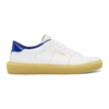 GOLDEN GOOSE GOLDEN GOOSE WHITE AND BLUE TENNIS SNEAKERS