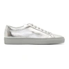 Common Projects Silver Original Achilles Low Sneakers In 0509 Silver