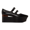 GUCCI GUCCI BLACK PLATFORM BALLERINA FLATS