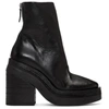 MARSÈLL MARSELL BLACK STISICONA PLATFORM BOOTS