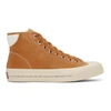 VISVIM VISVIM ORANGE HOLLIS HIGH-TOP SNEAKERS