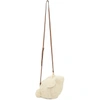 LOEWE LOEWE WHITE SHEARLING MINI BUNNY BAG