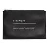 GIVENCHY BLACK ICONIC LOGO POUCH