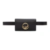 FENDI FENDI BLACK F IS FENDI BELT BAG