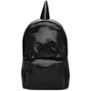 COMME DES GARÇONS COMME DES GARCONS BLACK SMALL CROC FAUX-LEATHER BACKPACK