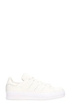 ADIDAS ORIGINALS STAN SMITH NEW BOLD WHITE LEATHER SNEAKERS,10687741