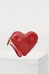 ANYA HINDMARCH HEART LEATHER CLUTCH,AW180013/3