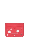 ALEXANDER MCQUEEN STUDDED CARD HOLDER,129116