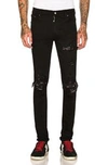 AMIRI AMIRI MX1 BANDANA JEAN IN BLACK