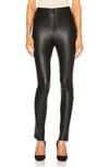 ZEYNEP ARCAY ZEYNEP ARCAY HIGH WAISTED SKINNY LEATHER PANTS IN BLACK,ZEYF-WP9