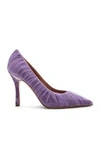 AMINA MUADDI VELVET & TULLE THALIA PUMPS