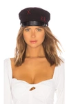 Ruslan Baginskiy Baker Boy Cap In Black