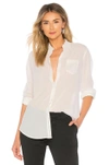 Nili Lotan Cotton Voile Nl Shirt In Ivory
