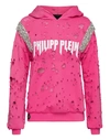 Philipp Plein Hoodie Sweatshirt Rock Pp In Rose / Pink