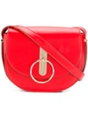 NINA RICCI NINA RICCI O-RING SHOULDER BAG - RED