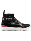 VALENTINO GARAVANI VALENTINO GARAVANI HEROES LOGO STRAP SNEAKERS