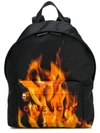 GIVENCHY FLAME LOGO BACKPACK