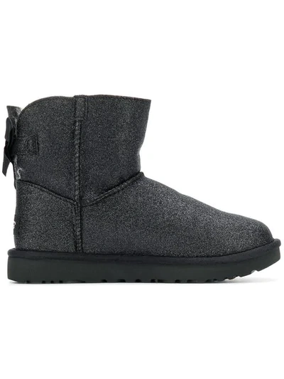 Ugg Bailey Metallic Boots In Black