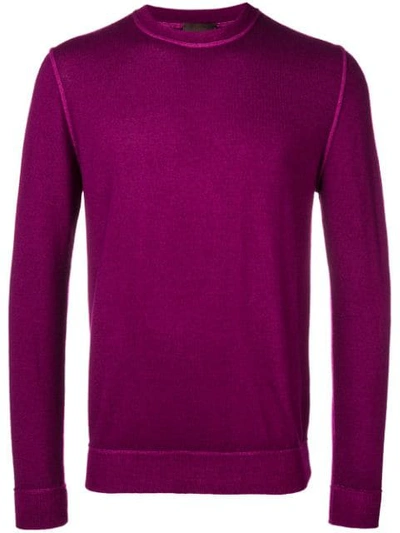 Altea Round Neck Sweater In Pink