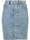 LEVI'S LEVI'S BUTTON MOM SKIRT - BLUE