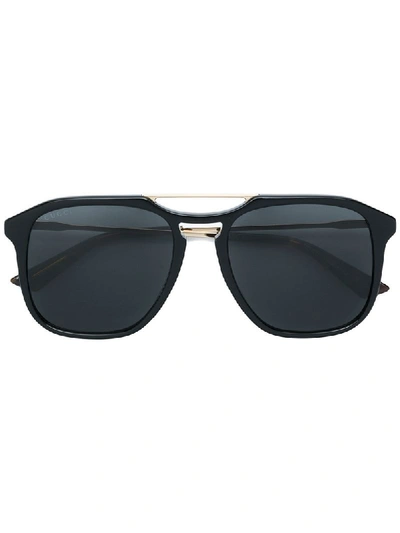 Gucci Square-frame Acetate Sunglasses In Black