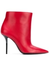 SAINT LAURENT POINTED ANKLE BOOTS