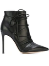 GIANVITO ROSSI LACE-UP BOOTIES