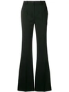 MICHAEL KORS MICHAEL KORS COLLECTION HIGH-WAISTED FLARED TROUSERS - BLACK