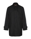 SEALUP SEALUP MAN OVERCOAT & TRENCH COAT BLACK SIZE 42 COTTON, POLYAMIDE,41750549LM 4