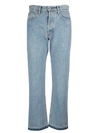 HELMUT LANG CROPPED JEANS,10688245