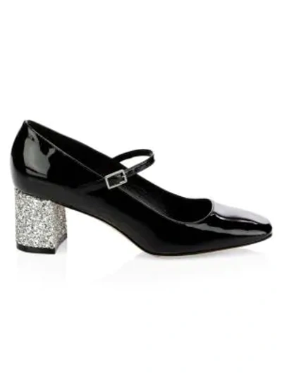 Kate Spade Kornelia Patent Leather Mary Jane Pumps In Black