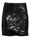 ALICE AND OLIVIA Fidela Faux Wrap Sequin Skirt