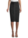 ELIE TAHARI Genisis Zip-Front Pencil Skirt