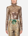 DOLCE & GABBANA SEQUIN TOP,F72S3THSMTEHK13M